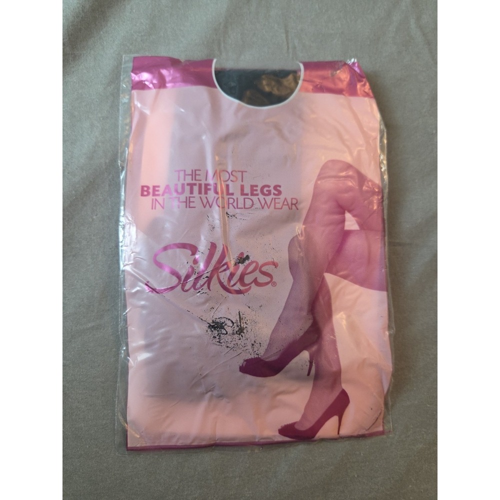 Silkies Control Top Shorts Queen Black‎ USA New In Package